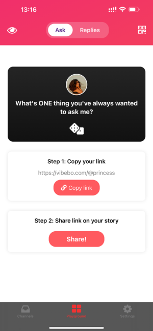 You’re Next! Share Your Link to Receive Messages